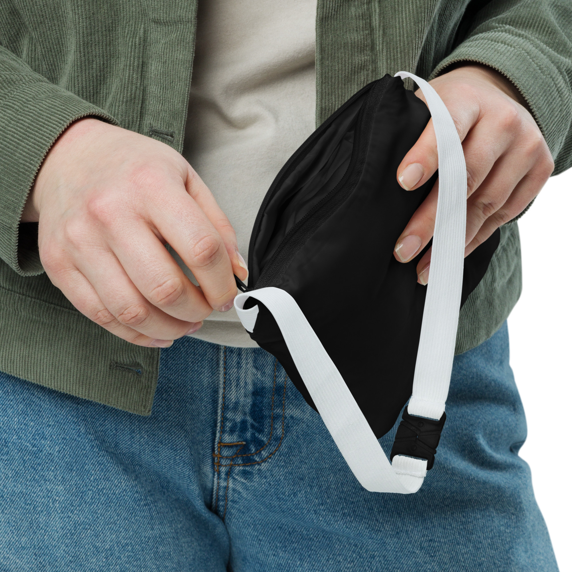 Cortavientos resolvedor bordado unisex negro - Image 4