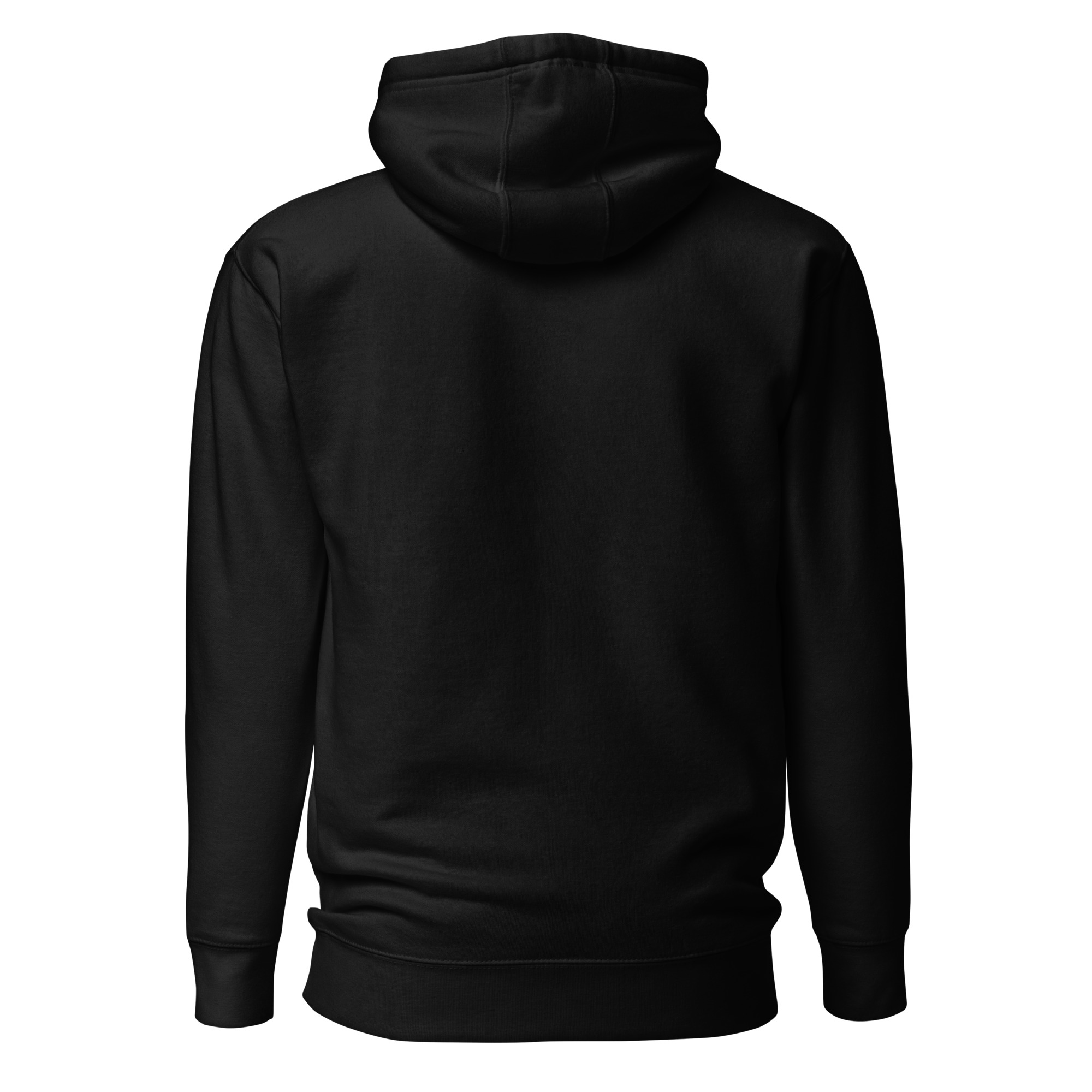 Sudadera del hood unisex negra - Image 4