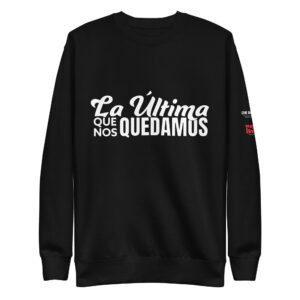 Sudadera pedaleo gruesa unisex negra