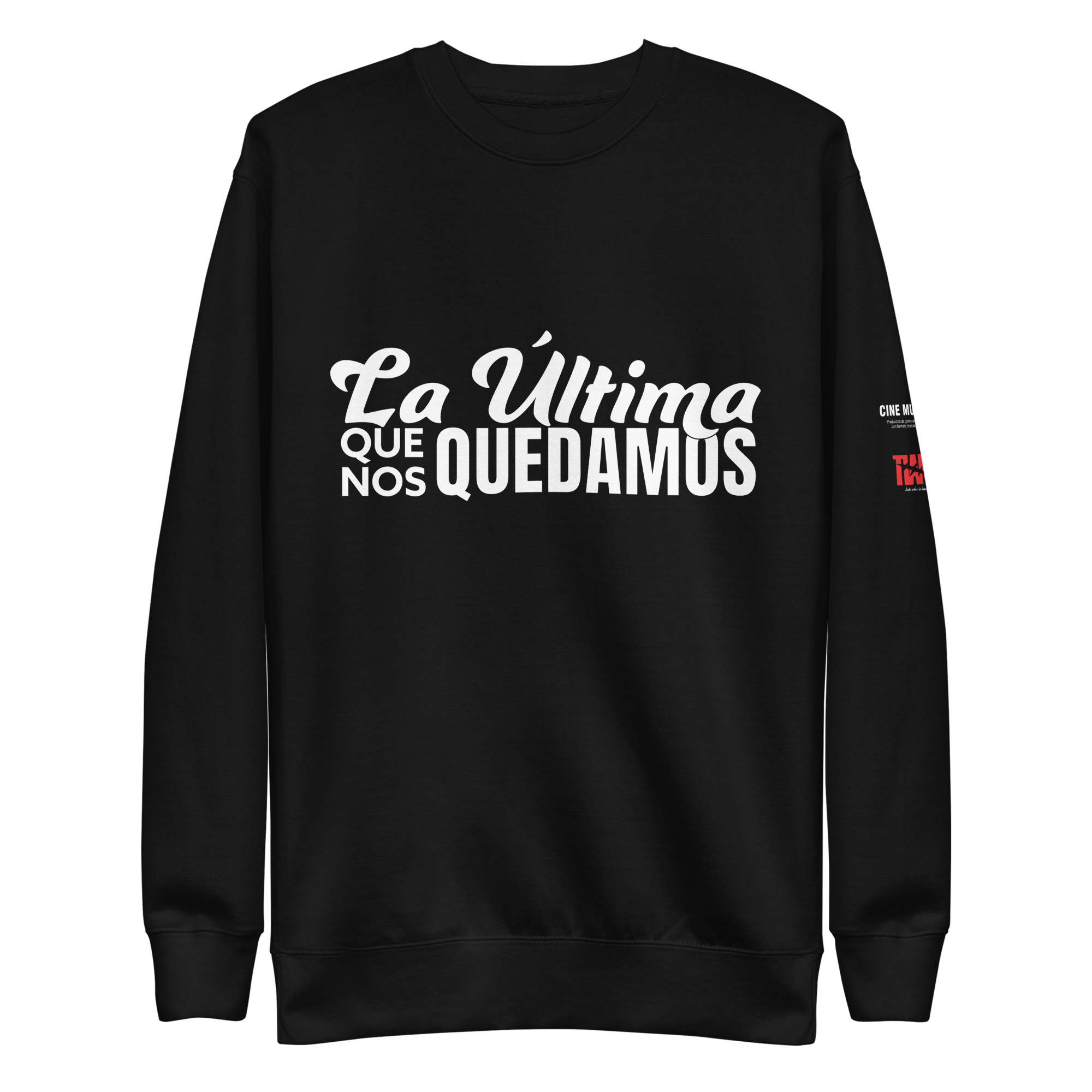Sudadera pedaleo gruesa unisex negra